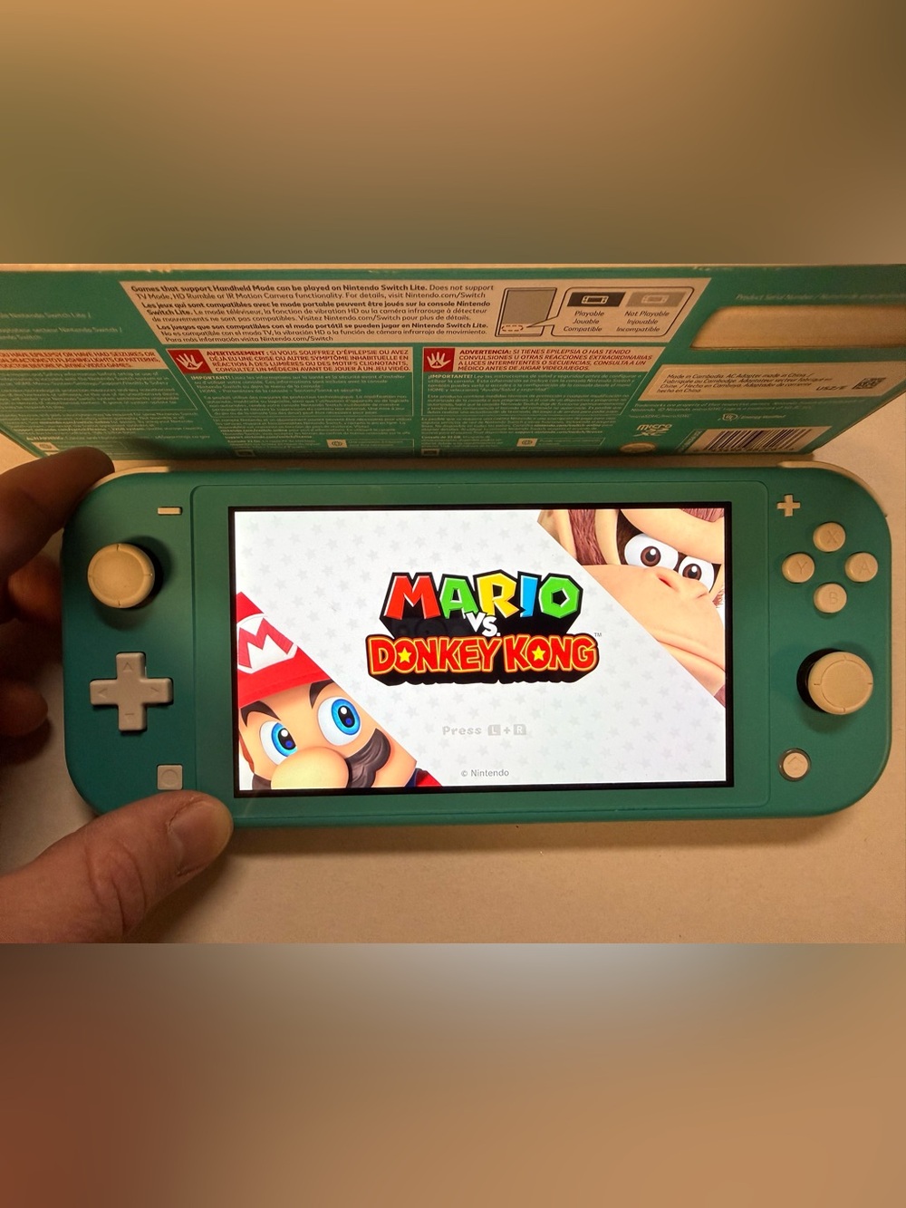 Nintendo Switch Lite Turquoise Handheld Console - Turquoise with original box